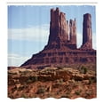 thumbnail image 3 of Ambesonne Landscape Shower Curtain, Grand Canyon Cliff, 69"Wx84"L, Brown, 3 of 5