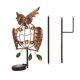 thumbnail image 2 of Lámpara De Decoración Con Forma De Búho De Carga Solar Al Aire Libre, Lámpara De Jardín, Lámpara Artesanal De Hierro, Lámpara Con Punta Speravity HA017575-00, 2 of 7