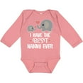 thumbnail image 3 of Inktastic Best Nanny Ever Grandchild Boys or Girls Long Sleeve Baby Bodysuit, 3 of 5