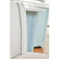 thumbnail image 3 of New Ridge Home Goods Chapman 26" Wood Counter Height Swivel Barstool in White, 3 of 8