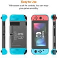 thumbnail image 5 of FCD Anti-Slip Nintendo Switch zecti PC+TPU Protective Case White/Blue, 5 of 6