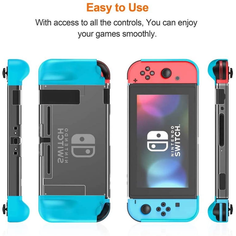 FCD Anti-Slip Nintendo Switch zecti PC+TPU Protective Case White