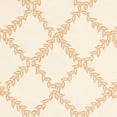 thumbnail image 5 of SAFAVIEH Chelsea Alecia Geometric Borders Wool Area Rug, Ivory/Camel, 7'6" x 9'6" Oval, 5 of 7