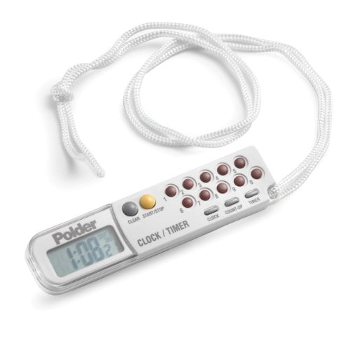 Clock time stopwatch white