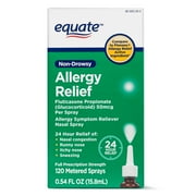 Equate Non-Drowsy Allergy Relief Nasal Spray, 50 mgc Per Spray, 60 Metered Sprays
