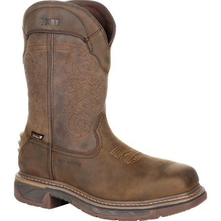 

Rocky Square Toe Western Boot with TPU Heel Counter Size 10.5(M)