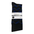 thumbnail image 1 of Calcetines George para Hombre, Líneas Negro 3 Pares Unitalla, 1 of 1