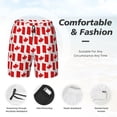 thumbnail image 4 of Kdxio Canada Print Men's Swim Trunks with Compression Liner 7 Inch Inseam Quick Dry Swim Shorts, 4 of 7