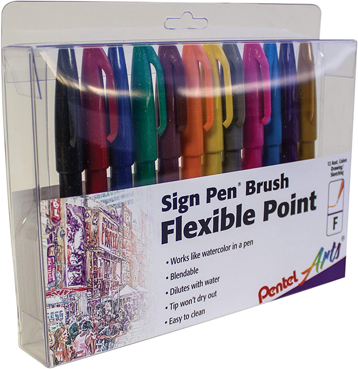 Sign pen. Brush sign Pen. Brush sign Pen Pigment sesp15. C Brush.