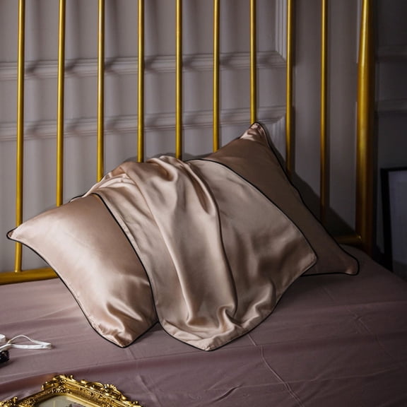 Yrmaups Silk Pillowcase For Anti-Aging And Hair Care, Luxury 19 Momme Mulberry Silk Pillow Cover, Envelope Closure Standard Size Bedding For Women And Men, Smooth Cooling Pillow Case For Bedroom