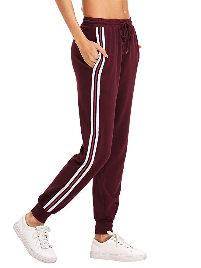 White Striped Sports Pants - Walmart 