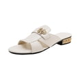 thumbnail image 3 of Norvail Womens Western Water Diamond One Piece Chunky Heel Sandals, Wide Foot Sandals for Women Dressy, Coarse Casual Summer Shoes for Beach Vacation Party, 3 of 5