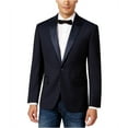 thumbnail image 2 of Ryan Seacrest Mens Wool Two Button Blazer Jacket, Blue, 40 Short, 2 of 2