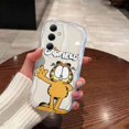 thumbnail image 1 of Cartoon The Garfields Shows 3D Wave Phone Case For Samsung Galaxy S24 S23 S21 S20 FE Plus Ultra 4G 5G Soft Silicone Back Cover, 1 of 7