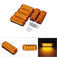 thumbnail image 3 of 8 lámpara de Marcador LED lateral 6 piezas de alto brillo como choque con cáscara con 12v de consumo de baja potencia dc para camiones remolques, 3 of 7