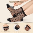 thumbnail image 5 of Bocaoying 12 Pairs Women's Sheer Socks, Lace Socks with Heart Design, Mesh Ankle Socks, Breathable, Reinforced Heel Toe, Black/Nude, US 6-9, 5 of 8