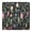 Pioneer Flower Floral-3, variant on Pioneer Flower Floral Print Pattern Square Fitted Tablecloth with Elastic Edge,Square Table Cover,Washable Elastic Table Cover for Home Kitchen Party Decor 34"x34"