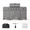 Gray, variant on TYTUS Fresno 4-Burner Gunmetal Gray Gas Grill with Side Burner, Piezo Ignition, Ice Bucket