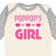 thumbnail image 4 of Inktastic Poppop Girl Granddaughter Girls Long Sleeve Baby Bodysuit, 4 of 5