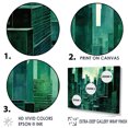 thumbnail image 3 of Designart "Verdant Jade Urban Mosaic" Skyscrapers Canvas Prints, 3 of 7