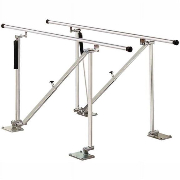10 ft. Deluxe Floor Mounted Parallel Bars, Height Adjustable