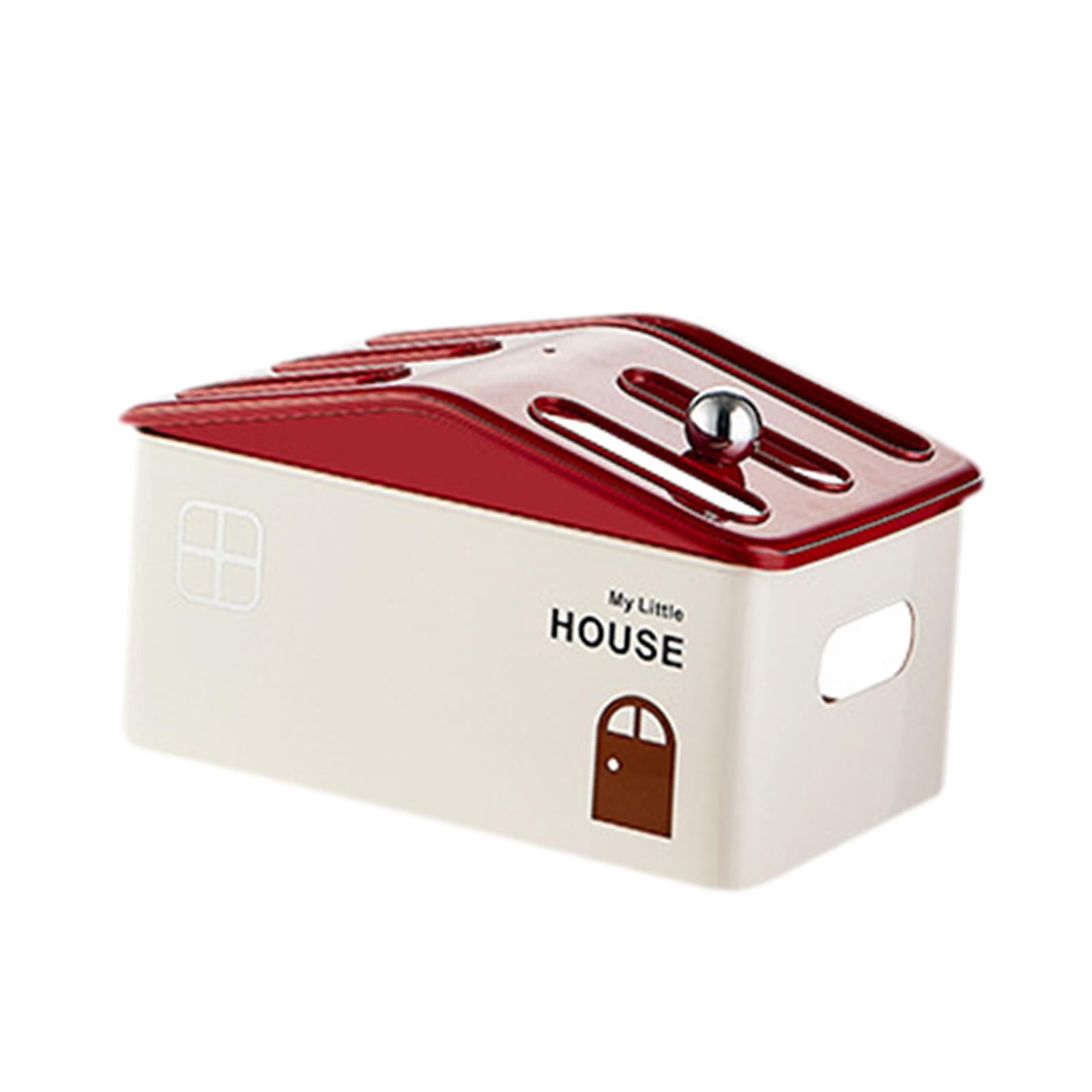 Fiocias Durable Router Storage Box Cord Organizer Cable Management Rack Modern Dustproof Single Layer