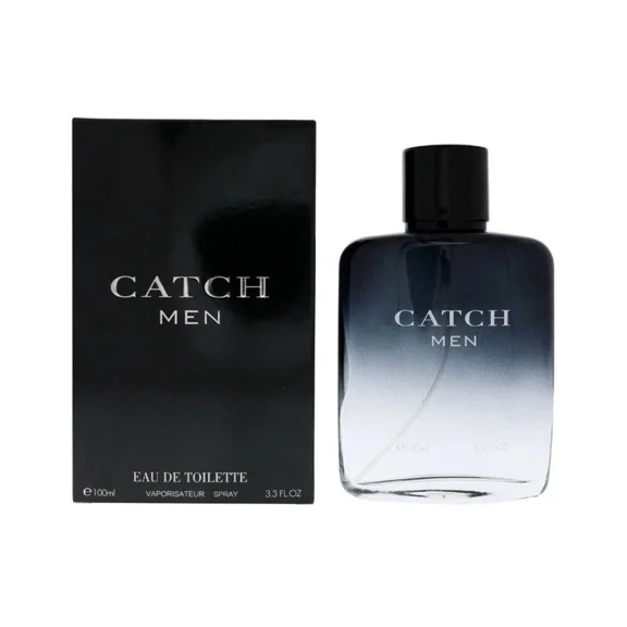 Catch Men 3.3 oz Eau de Toilette Spray Perfume for Men – Fresh, Citrus, Woody Notes
