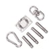 thumbnail image 1 of Ganchos para hamaca kit para colgar hamaca Rotate capacidad de 551 libras colgador de hamaca resistente colgador de gancho de suspensión juego de accesorios para hamaca para ANGGREK Otros, 1 of 8