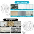 thumbnail image 6 of Audend 5 Pack Suction Cup Hooks, Heavy Duty Vacuum Removable Strong Wreath Hanger, Holds Up to 5kg (11 Lbs),Adhesive Base Included Reusable Towel Hooks for Bathrooms Window Glass Wall Door, 6 of 7