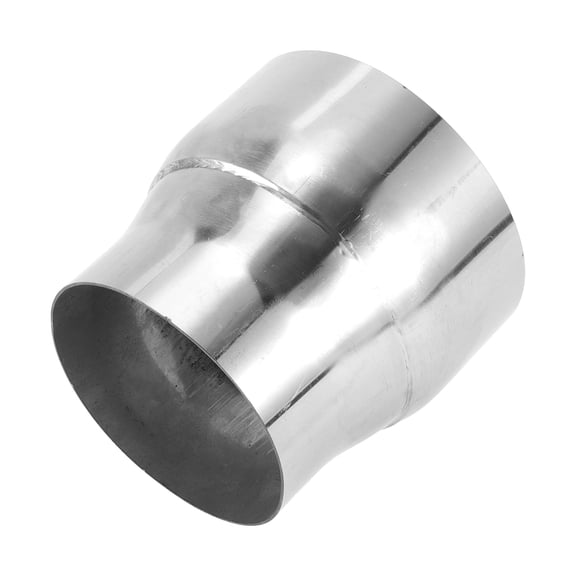 Mandrel Exhaust Pipe Adapter Concentric Reducer Car Exhaust Pipe Tubing Piping Adapter 3.5" OD to 4.5" OD 4" Length T304 Stainless Steel Silver Tone