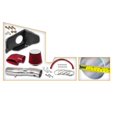thumbnail image 4 of Performance Kit d'Admission d'Air Froid Haute & Combo Filtre Rouge Compatible pour Mustang 2005-2009 GT 4.6L V8, 4 of 4
