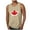 Beige, variant on Athletic Workout Shirt for Men Gift for Father Canada Scotland Flag Men's Casual Tank Tops Sleeveless Muscle T Shirt Gym Athletic Beach Tee