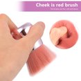 thumbnail image 1 of WRISTBIQUE Brocha Blusher Rosa De Finas Y Densas Para Aplicación Y Uniforme De Maquillaje, 1 of 5