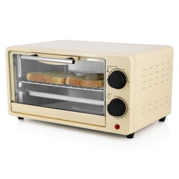 800W 2-Slice Cream Toaster Oven