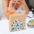 thumbnail image 3 of Yayeee Napkin Holder for Table Kitchen Paper Tissue Organization, Blue Triangles, 3 of 8