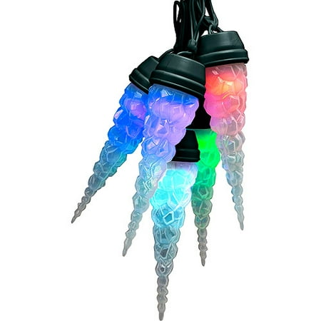 LED Color Changing Light String, Set of 12 Icicles - Walmart.com