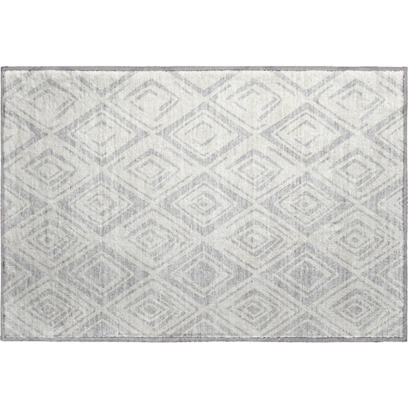 Dalyn Rugs Premium Machine Washable Mayfield AMF737 Pewter 1'8" x 2'6" Rug