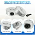thumbnail image 3 of Uxcell Single Split Shaft Collar Locking Collar Clamp Style with Set Screw & Hex Wrench for Machine Tools Industry 10 mm/3/8 Inch, 3 of 7
