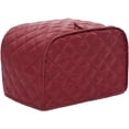 thumbnail image 1 of Toaster Appliance Cover Polyester Bread Toaster Cover Bakeware Protector Dust and Fingerprint Protection Two/Four Slices (2 Slice, Red), 1 of 7