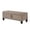 Linen, variant on GZXS 45" Linen Upholstered Storage Ottoman Bench with Tufted Padded Seat, Hidden Compartment, and Side Pocket, for Entryway, Foyer, Bedroom or Living Area, Beige