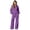 Purple #26, variant on Two Piece Sets for Women Lounge Long Sleeve Zip Up Hoodies Matching Wide Leg Sweatpants Cute Cozy 2026 Outfits with Pockets Wine XL
