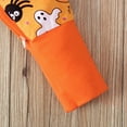thumbnail image 6 of XIMIN Baby Boys Girls Halloween Clothes Newborn Ghost Long Sleeve Footed Pajamas One-Piece Sleeper Snug Fit Romper Toddler Pumpkin Print Jumpsuit Outfits, 6 of 7