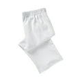 thumbnail image 4 of CATALOG CLASSICS Womens Capri Pants with pockets Elastic Waist Pants - White, XL, 4 of 7
