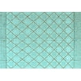 thumbnail image 1 of Ahgly Company Indoor Rectangle Abstract Light Blue Modern Area Rugs, 7' x 10', 1 of 4