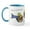 White/Blue Inside, variant on CafePress - Zebrafish Art Mug - 11 oz Ceramic Mug - Novelty Coffee Tea Cup