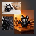 thumbnail image 5 of syligr 11Inch Halloween Bat Plush Toy, Soft Cute Stuffed Animal Doll for Home Shelf Sofa Decoration,Spooky Party Decor, Birthday Gift, 11Inch, 5 of 6