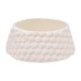 thumbnail image 3 of Collares para árboles de , adornos navideños decorativos de lujo para árboles artificiales, base redonda para soporte navideño, cubierta para Blanco, 3 of 8