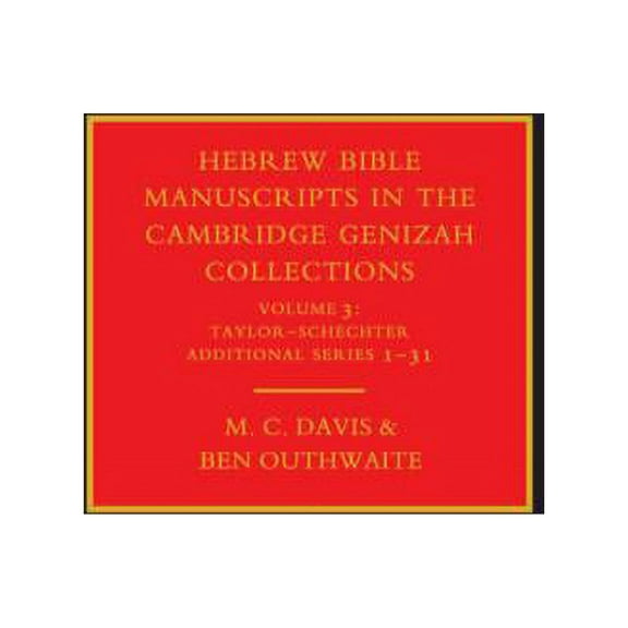 Cambridge University Library Genizah Hebrew Bible Manuscripts in the Cambridge Genizah Collections, Book 2, (Hardcover)