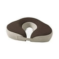 thumbnail image 2 of Almohada de masaje boca abajo para el hogar, almohada de masaje de salón de espuma viscoelástica transpirable Café, 2 of 8