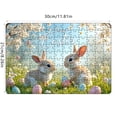 thumbnail image 2 of Alphabet Easter Puzzle Set Educational Learning Toy for Kids Family Game Night Activity Easter Bunny Themed Brain Teaser, 2 of 3